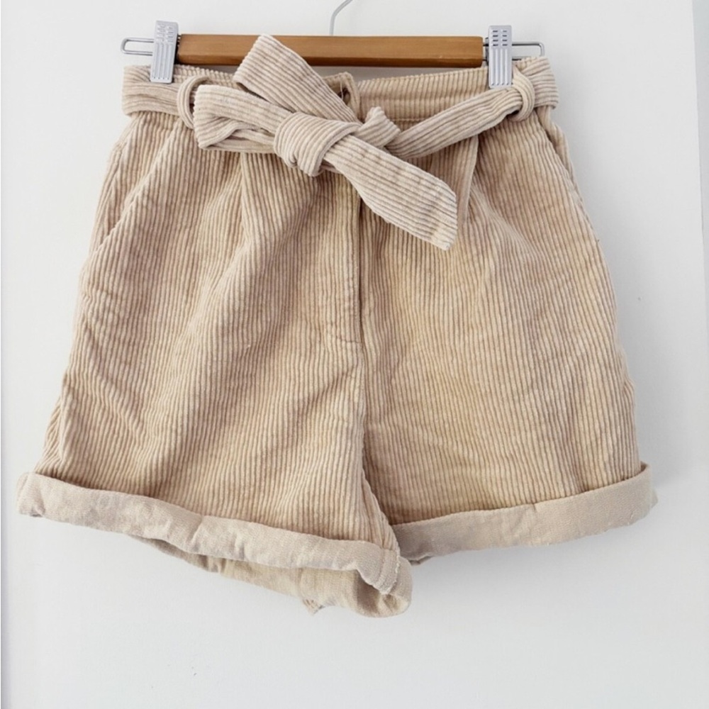 Sabo Skirt Tan Corduroy Shorts